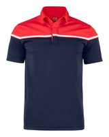 Dark navy/red