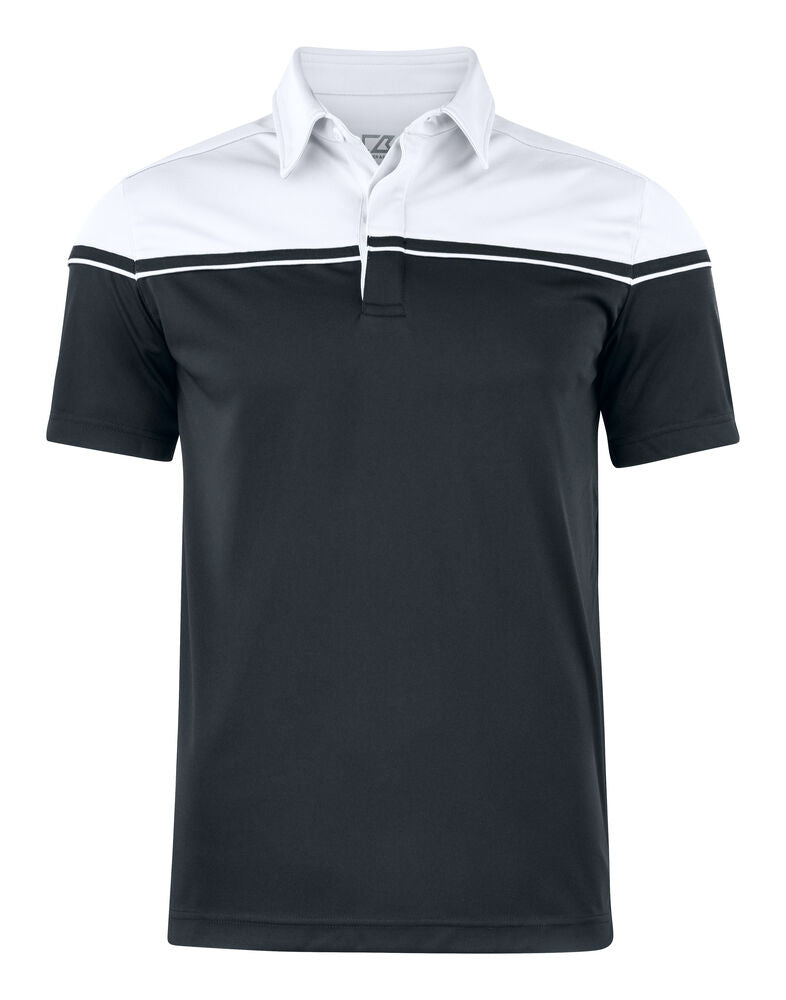 Cutter & Buck Seabeck Polo Men - Zwart/wit