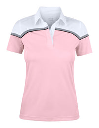 Cutter & Buck Seabeck Polo Women - Lichtroze/wit