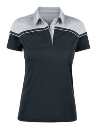 Cutter & Buck Seabeck Polo Women - Zwart/lichtgrijs