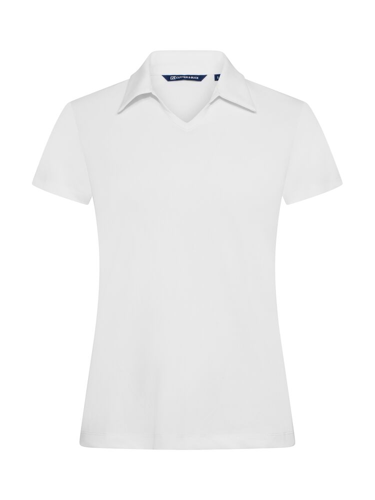 Cutter & Buck Virtue Polo V-Neck Dames - Wit