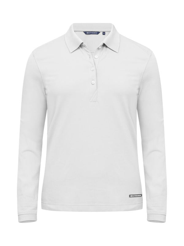Cutter & Buck Advantage Polo LS Women - Wit