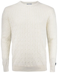 Cutter & Buck Blakely Knitted Sweater Men - Zand mélange