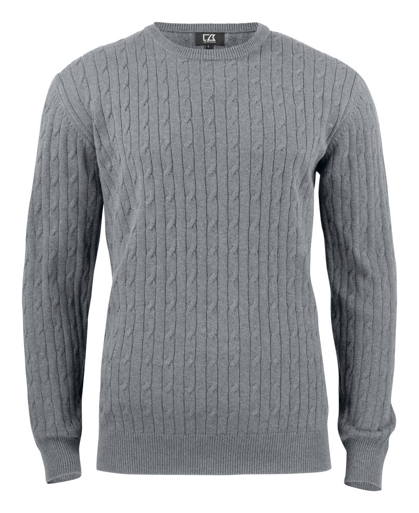 Cutter & Buck Blakely Knitted Sweater Men - Grijsmelange