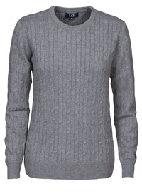 Cutter & Buck Blakely Knitted Sweater Women - Grijsmelange