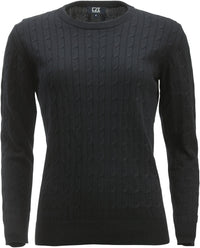 Cutter & Buck Blakely Knitted Sweater Women - Zwart