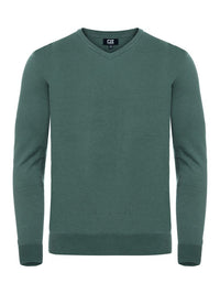 Cutter & Buck Oakville V-Neck Men - Dennengroen