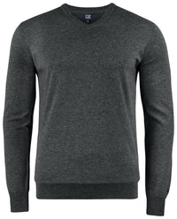 Cutter & Buck Oakville V-Neck Men - Antraciet melange