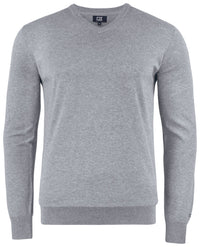 Cutter & Buck Oakville V-Neck Men - Grijsmelange