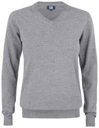 Cutter & Buck Oakville V-Neck Women - Grijsmelange