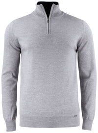 Cutter & Buck Everett Halfzip Sweater Men - Grijsmelange