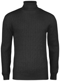 Cutter & Buck Blakely Rollerneck Men - Zwart