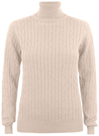 Cutter & Buck Blakely Rollerneck Women - Zand mélange