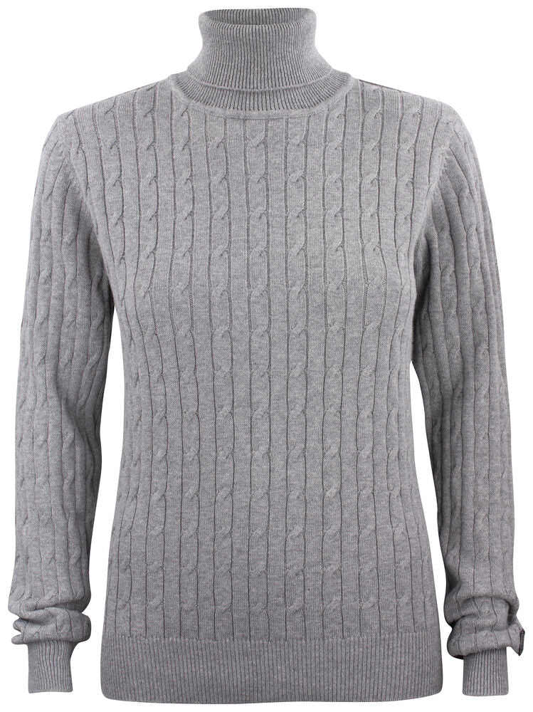 Cutter & Buck Blakely Rollerneck Women - Grijsmelange