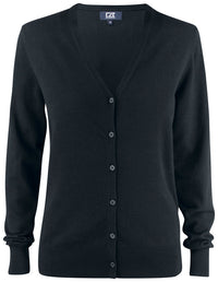 Cutter & Buck Oakville Cardigan Women - Zwart