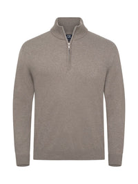 Cutter & Buck Oakville HZ Sweater Men - Nougat mélange
