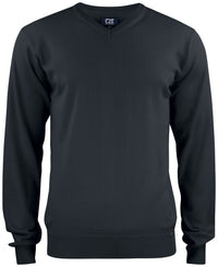 Cutter & Buck Everett V-Neck 2.0 Men - Zwart
