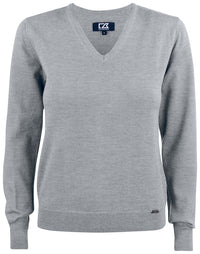 Cutter & Buck Everett V-Neck 2.0 Women - Grijsmelange