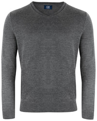 Cutter & Buck Vernon V-Neck Men - Antraciet melange