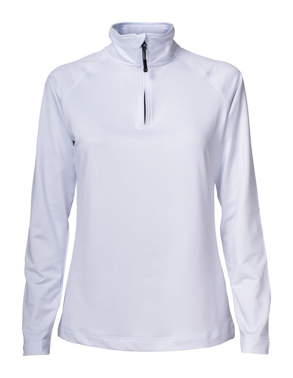 Cutter & Buck Coos Bay Half Zip Women - Wit