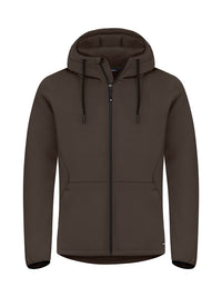 Cutter & Buck Pemberton Hood FZ Men - Dark mocca