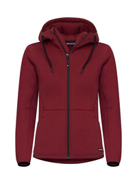 Cutter & Buck Pemberton Hood FZ Women - Biking red