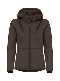 Cutter & Buck Pemberton Hood FZ Women - Dark mocca