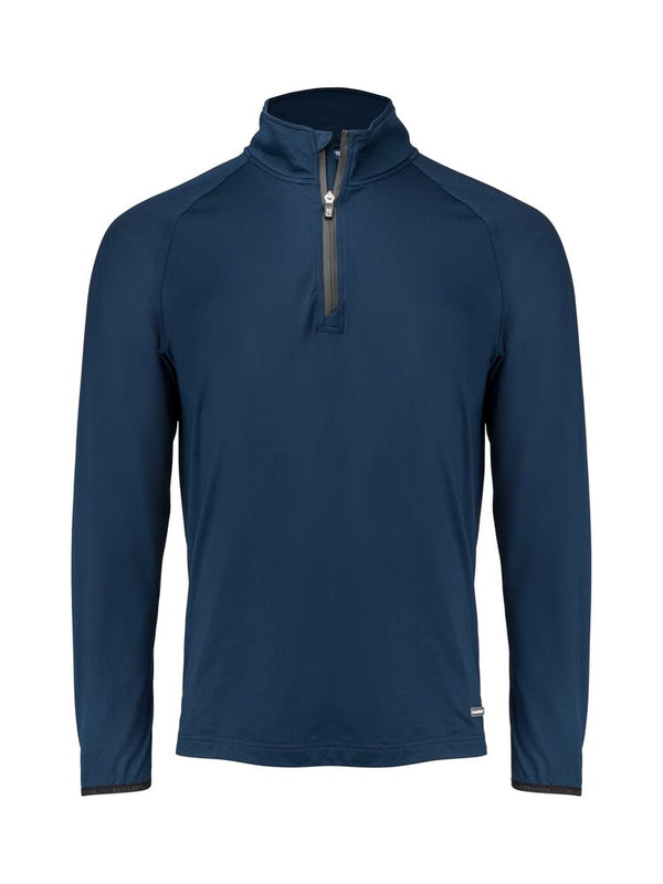Cutter & Buck Adapt Half Zip heren in dark navy, vooraanzicht