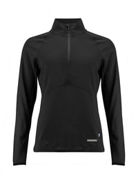 Cutter & Buck Adapt Half Zip Women - Zwart
