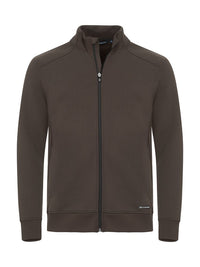 Cutter & Buck Pemberton Cardigan FZ Men - Dark mocca