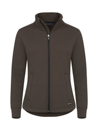 Cutter & Buck Pemberton Cardigan FZ Women - Dark mocca