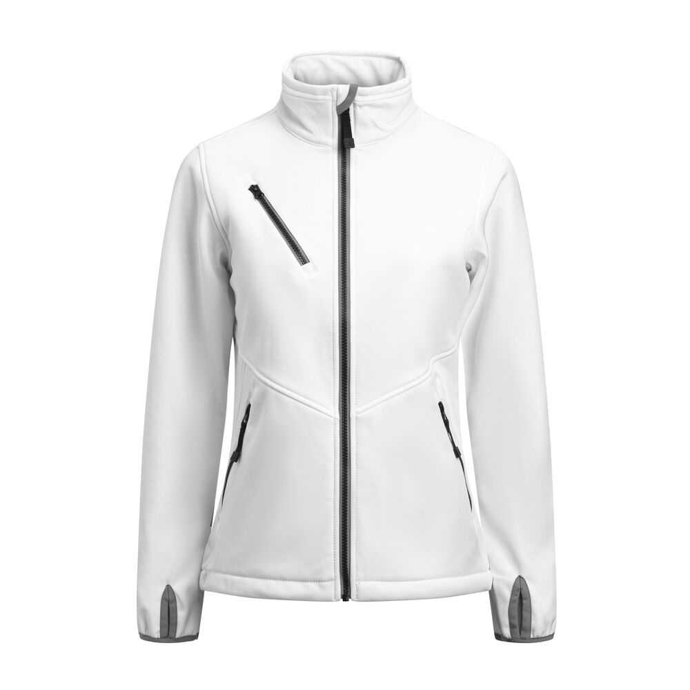 Jobman 1203 Softshell jacket ladies - Wit