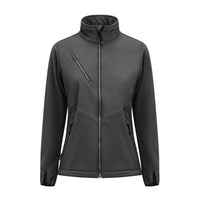 Jobman 1203 Softshell jacket ladies - Donkergrijs/donkergrijs