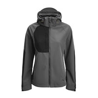 Jobman 1372 Women's softshell jacket olijf/zwart - Donkergrijs/zwart