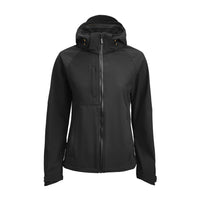 Jobman 1372 Women's softshell jacket olijf/zwart - Zwart