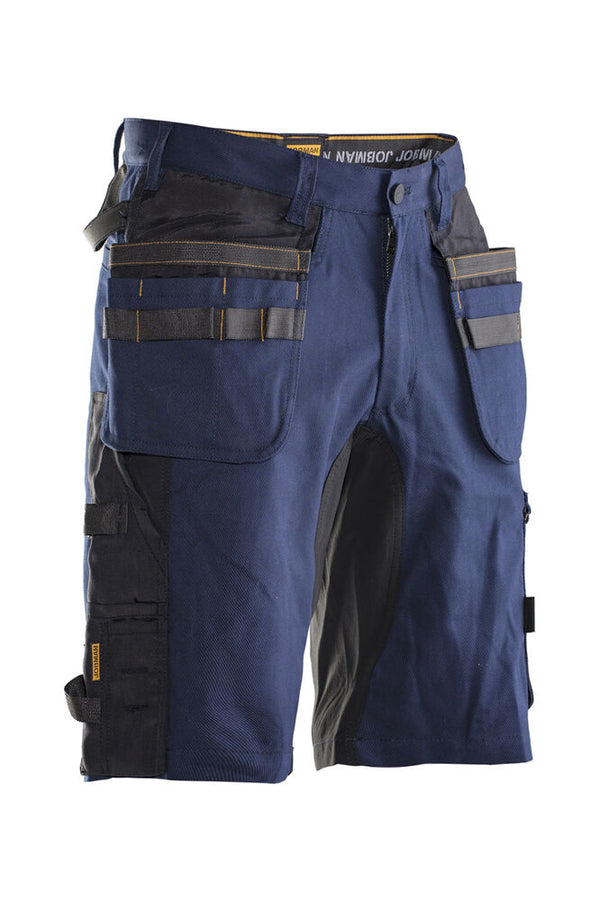 Jobman 2168 Stretch shorts hp - Navy/zwart