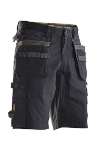 Jobman 2168 Stretch shorts hp - Zwart/zwart