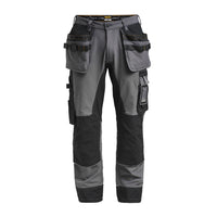 Jobman 2191 Stretch trousers hp do.grijs/zwa - Donkergrijs/zwart