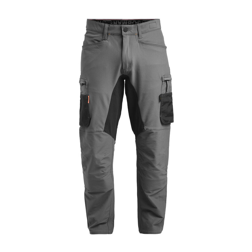 Jobman 2194 Stretch service trousers do.grijs/zwa - Donkergrijs/zwart