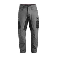 Jobman 2194 Stretch service trousers do.grijs/zwa - Donkergrijs/zwart