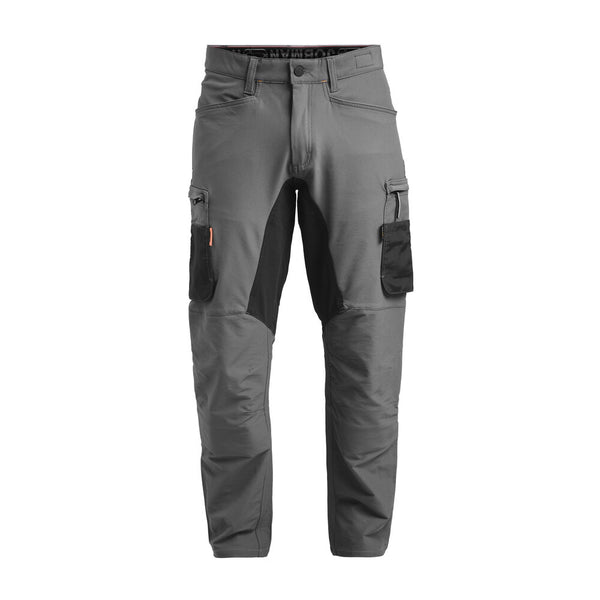 Jobman 2194 Stretch service trousers do.grijs/zwa - Donkergrijs/zwart