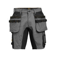 Jobman 2196 Stretch shorts hp do.grijs/zwa - Donkergrijs/zwart