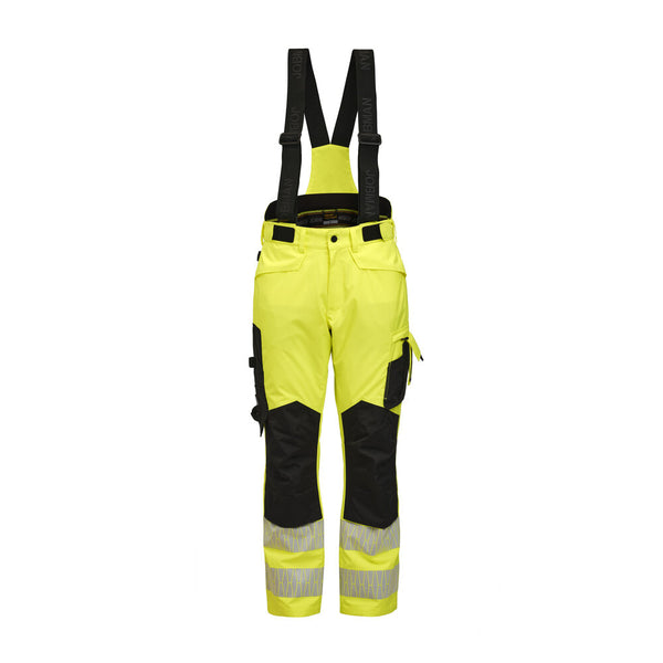 Jobman 2235 Hi-vis winter trouser - Geel/zwart
