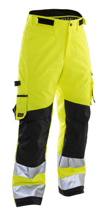 Jobman 2236 Hi-vis winter trousers star - Geel/zwart