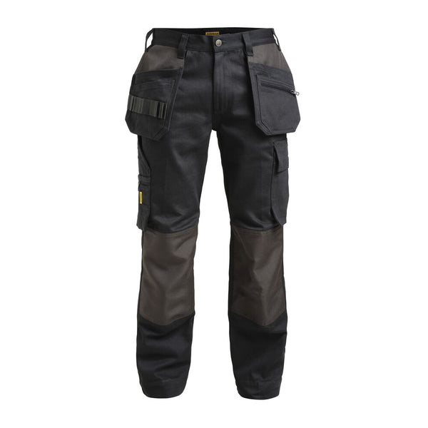 Jobman 2312 Trousers cotton hp - Zwart/zwart