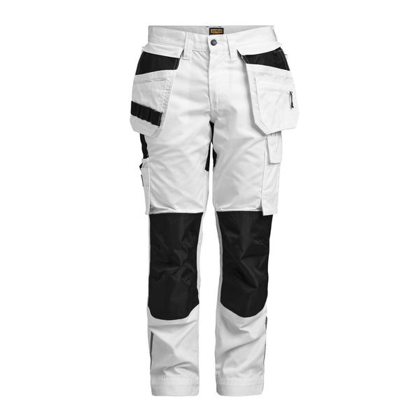 Jobman 2327 Women's Trousers Stretch HP - Wit/zwart