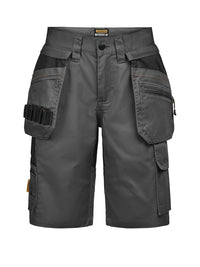 Jobman 2337 Women's Semi Stretch Shorts HP - Donkergrijs/zwart