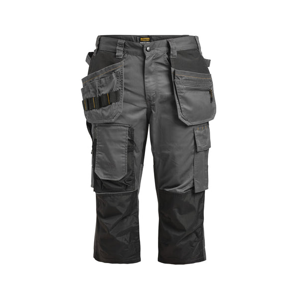 Jobman 2362 Floorlayer long shorts do.grijs/zwa - Donkergrijs/zwart