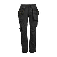 Jobman 2371 Women's trousers stretch hp olijf/zwart - Zwart