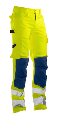 Jobman 2378 Hi-vis service trousers - Geel/navy
